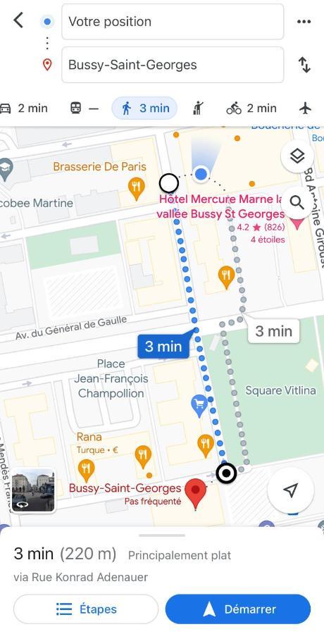 Jolie Chambre 3Minutes De La Gare Rer A Bussy-Saint-Georges Luaran gambar